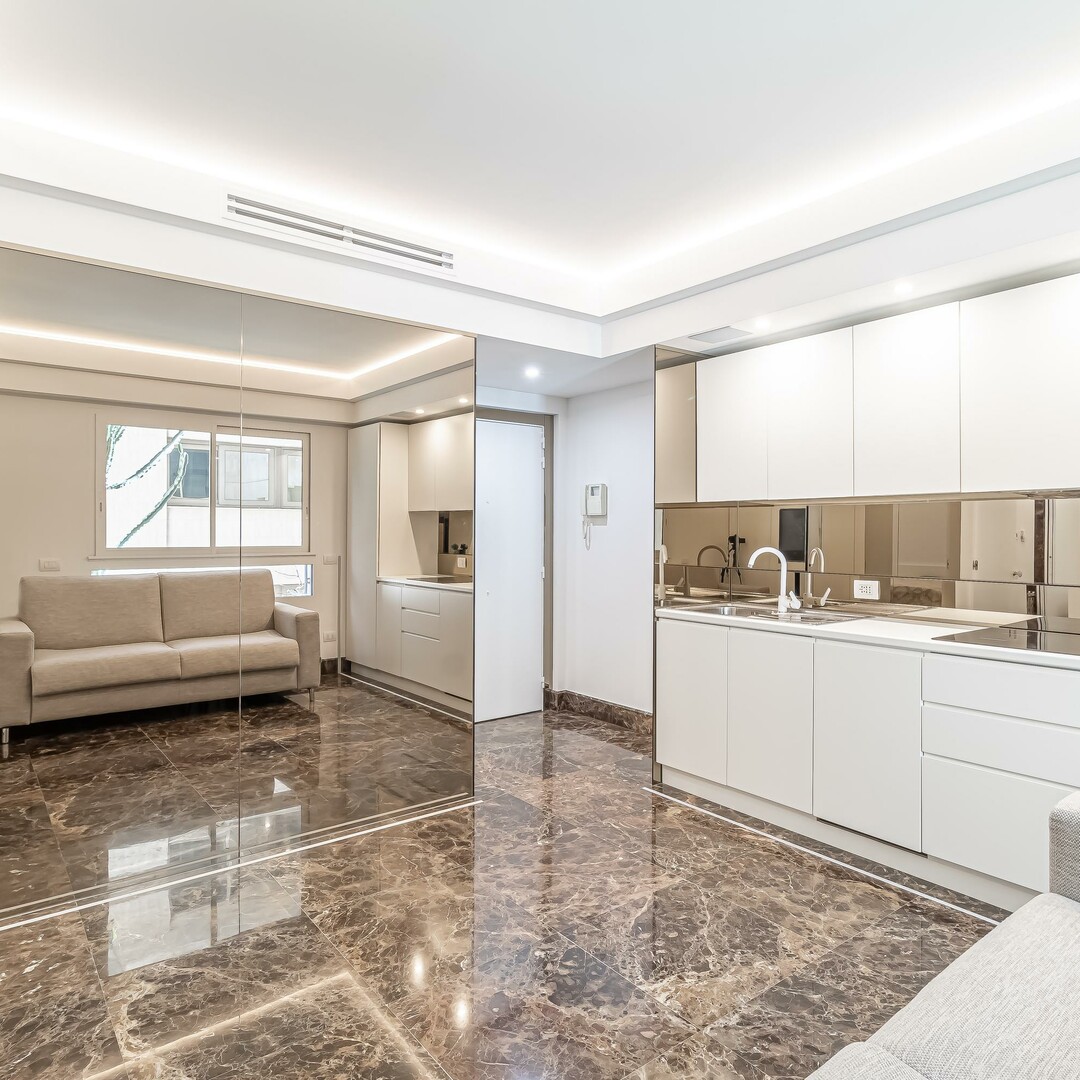 Modern 1-bedroom apartment | Parking, concierge, usage mixed.